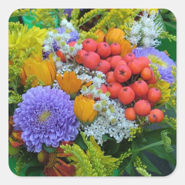 Aufkleber für Blume (Vorderseite)