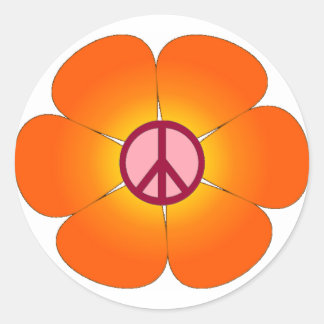 Aufkleber für Blume