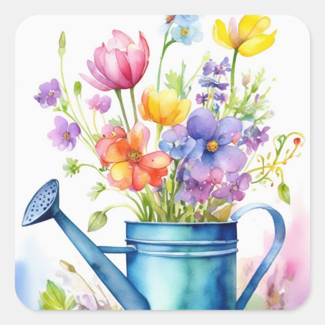 Aufkleber für Blume (Vorderseite)