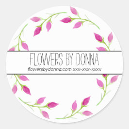 Aufkleber für Blume