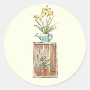 Aufkleber für Blume