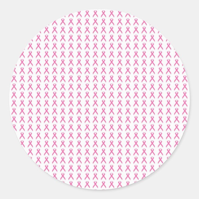 Aufkleber für Brustkrebs Rosa Ribbons (Vorderseite)