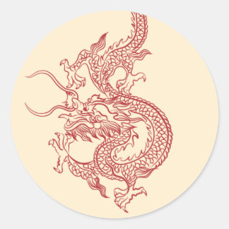 Aufkleber für chinesische Drachen