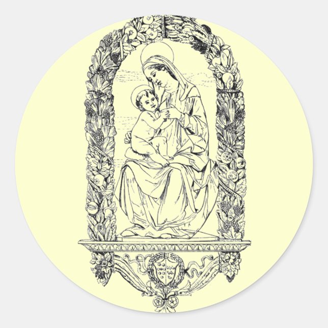 Aufkleber für christliche Symbole (Vorderseite)
