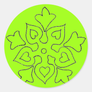 Aufkleber für christliche Symbole