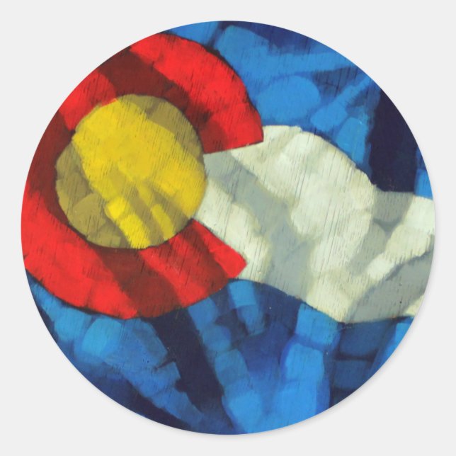 Aufkleber für Colorado-Fahnen (Vorderseite)