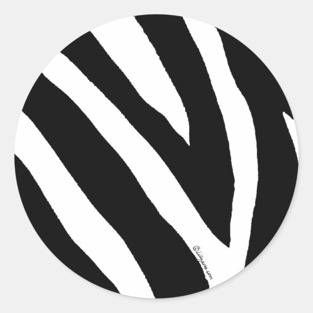 Aufkleber für coole Zebrastreifen (Vorderseite)