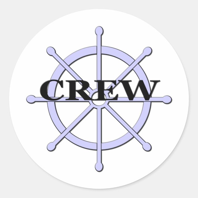 Aufkleber für Crew (Vorderseite)