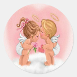 Aufkleber für Cupids küssen