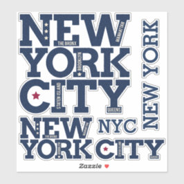 Aufkleber für Custom New York City