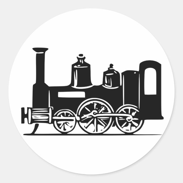 Aufkleber für Dampflokomotive (Vorderseite)