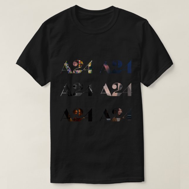 Aufkleber für das A24-Logo T-Shirt (Design vorne)