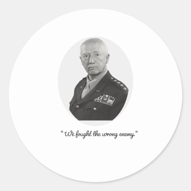 Aufkleber für das allgemeine Patton (Vorderseite)