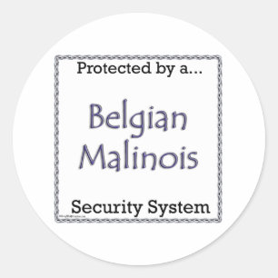 Aufkleber für das belgische Sicherheitssystem Mali