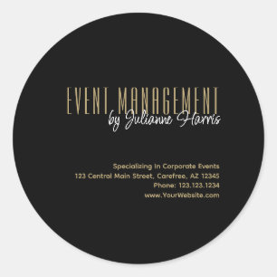 Aufkleber für das Business Event Management
