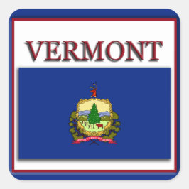 Aufkleber für das Design der Flaggen des Vermont-S