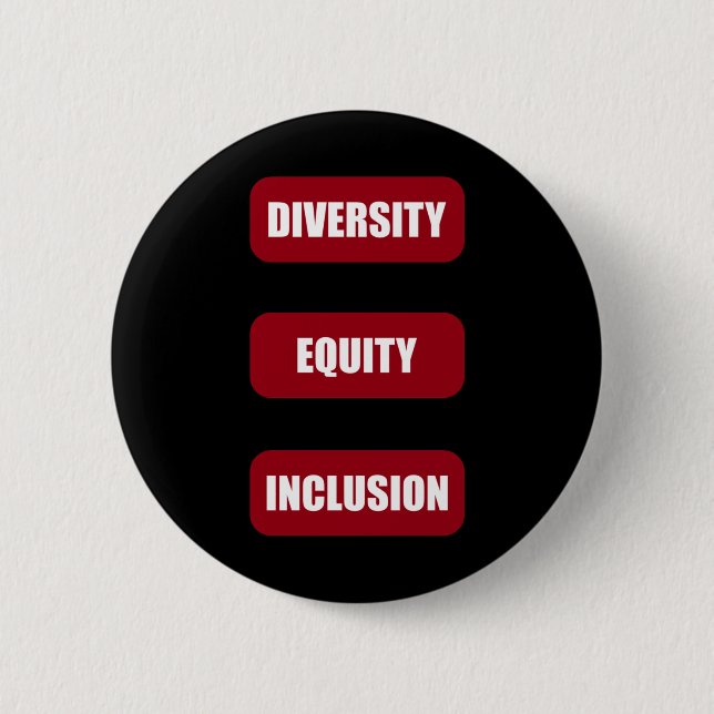 Aufkleber für das Diversity-Equity-Paket Button (Vorderseite)