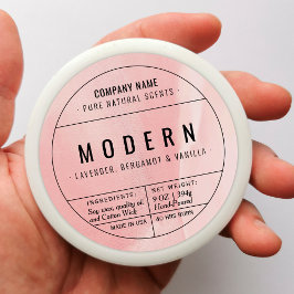 Aufkleber für das Etikett von hausgemachten rosa K