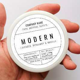 Aufkleber für das Etikett weißer, hausgemachter Ke