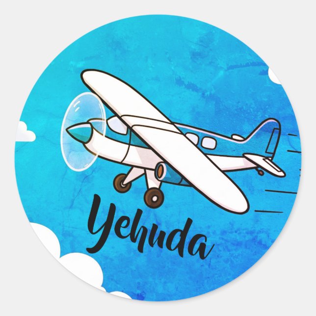 Aufkleber für das Flugzeug (Vorderseite)