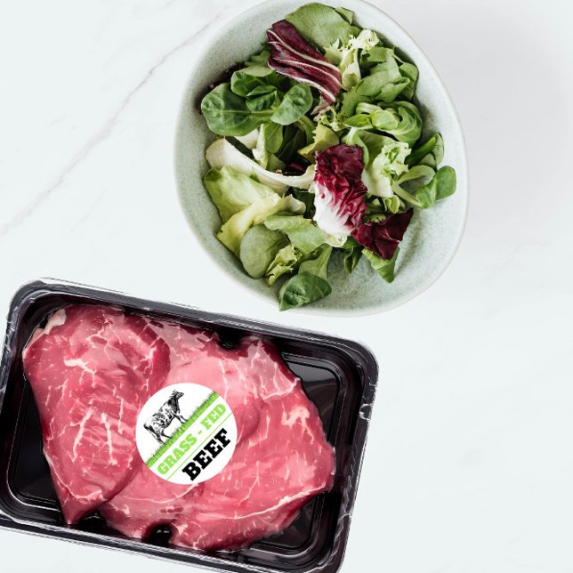 Aufkleber für das Gefüttert Rindfleisch (Von Creator hochgeladen)