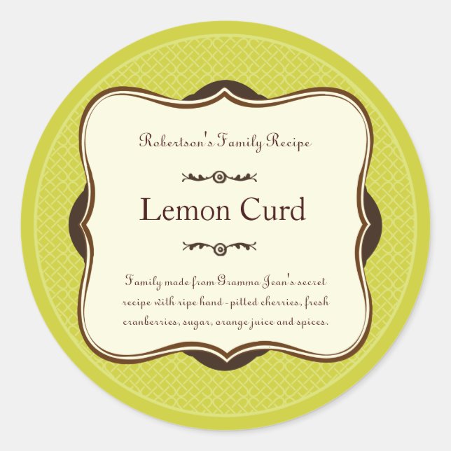 Aufkleber für das Geschenketikett (Vorderseite)