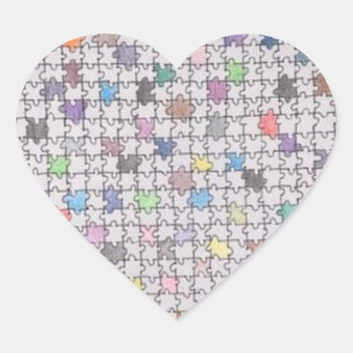 Aufkleber für das handgezogene Puzzleteil