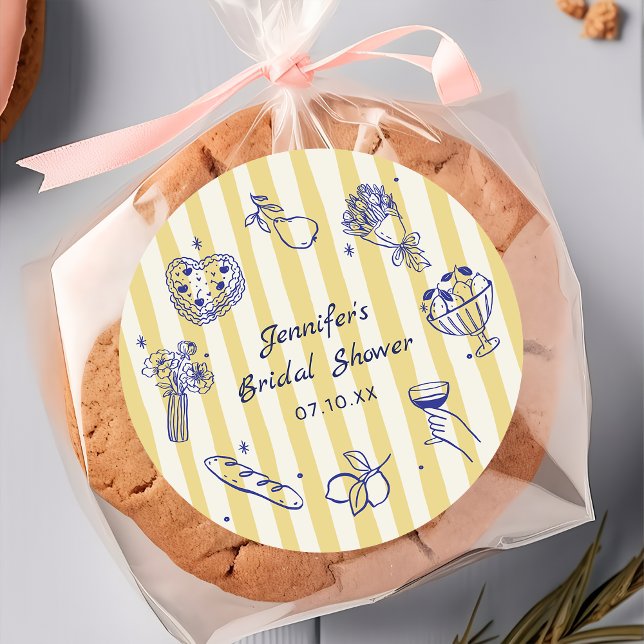 Aufkleber für das italienische Brautparty (Von Creator hochgeladen)