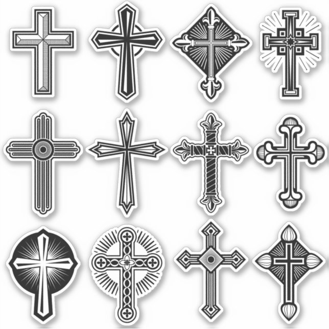 Aufkleber für das katholische Set (Vorderseite)