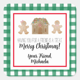 Aufkleber für das Kindergeschenk