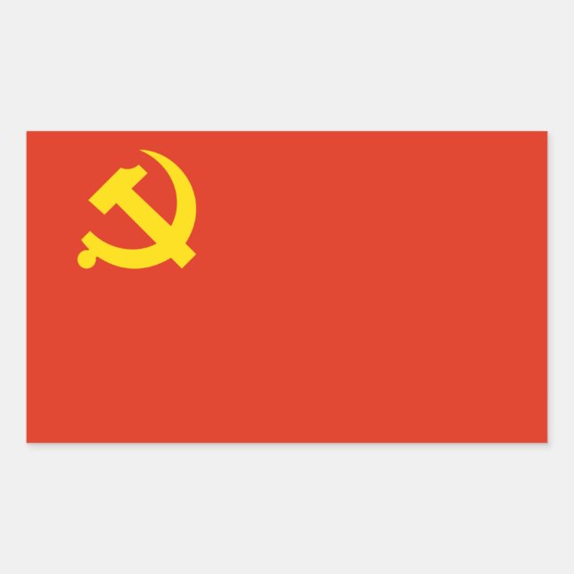 Aufkleber für das kommunistische chinesische Party (Vorderseite)