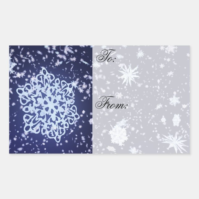 Aufkleber für das Long Winter's Night-Geschenk (Vorderseite)