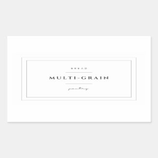 Aufkleber für das Multigrain-Lebensmittel-Etikett