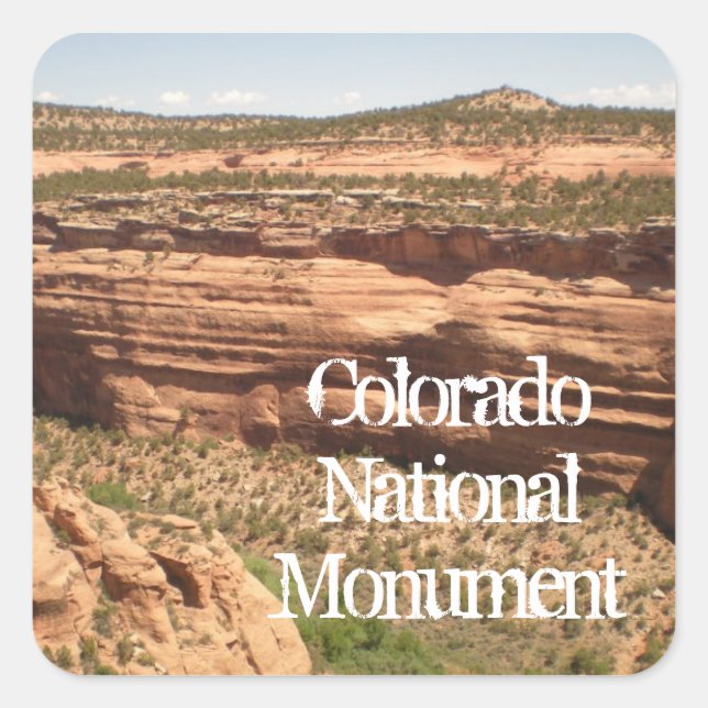 Aufkleber für das Nationaldenkmal Colorado (Vorderseite)
