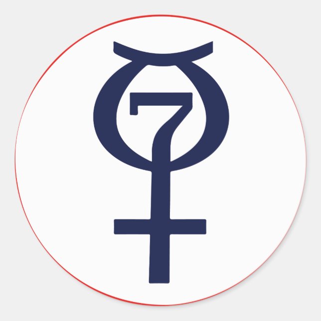 Aufkleber für das Quecksilber-Programm (Vorderseite)