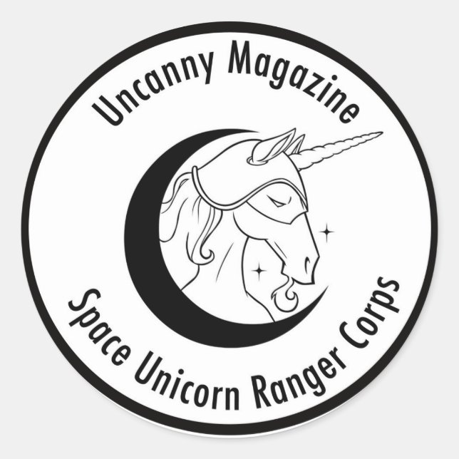 Aufkleber für das Space Unicorn Ranger Corps (Vorderseite)