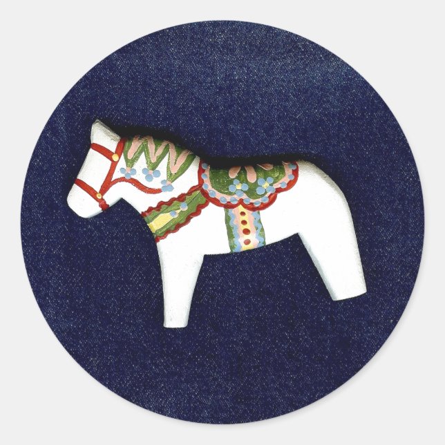 Aufkleber für das Weiße Pferd (Vorderseite)