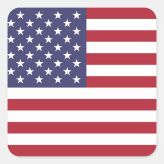 Aufkleber für den amerikanischen Flaggenplatz