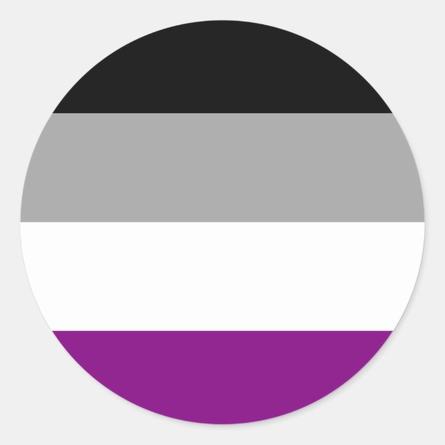 Aufkleber für den asexuellen Prix (Vorderseite)