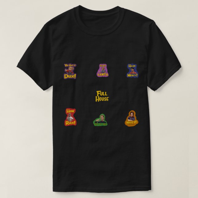 Aufkleber für den Aufkleber T-Shirt (Design vorne)