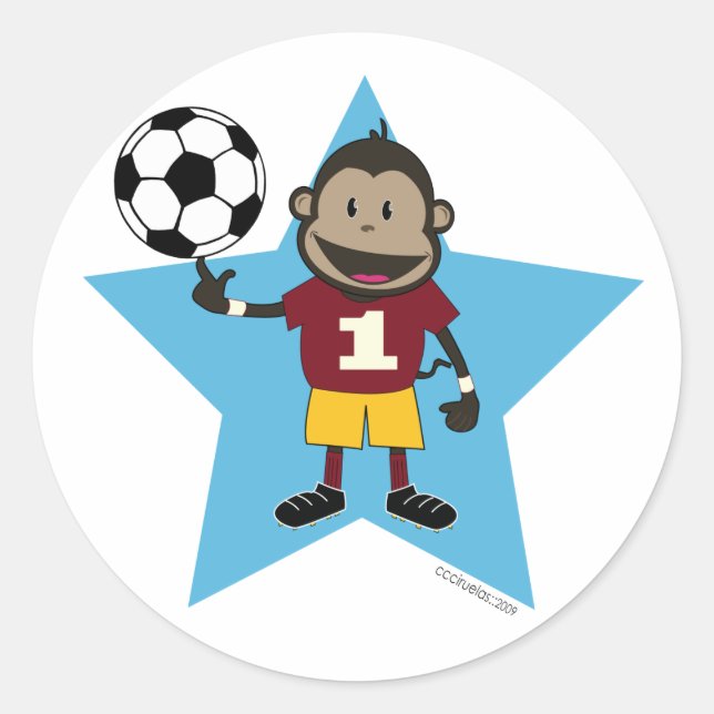 Aufkleber für den Fußball (Vorderseite)