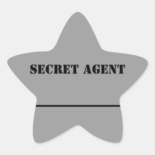 Aufkleber für den geheimen Agent von KC (Vorderseite)
