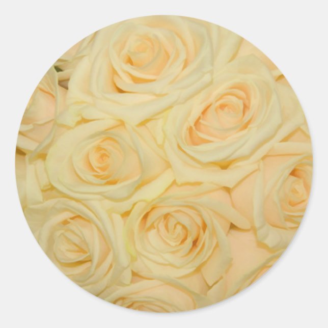 Aufkleber für den Gelben Rosen-Umschlag Aufkleber (Vorderseite)