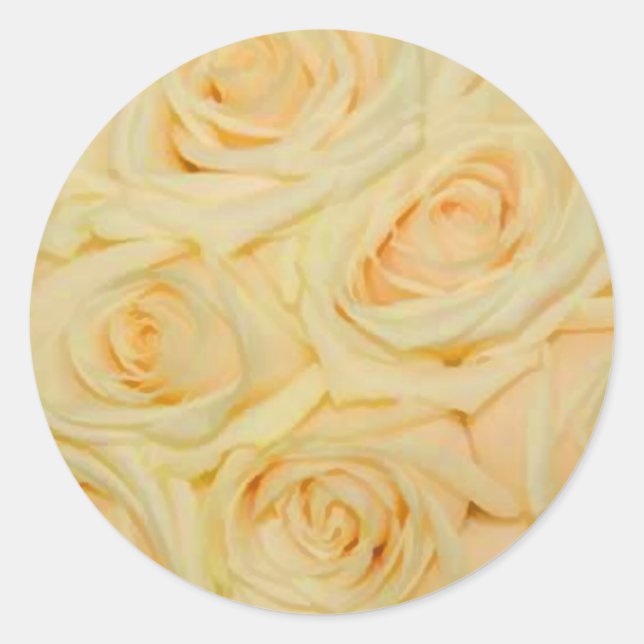Aufkleber für den Gelben Rosen-Umschlag Aufkleber (Vorderseite)