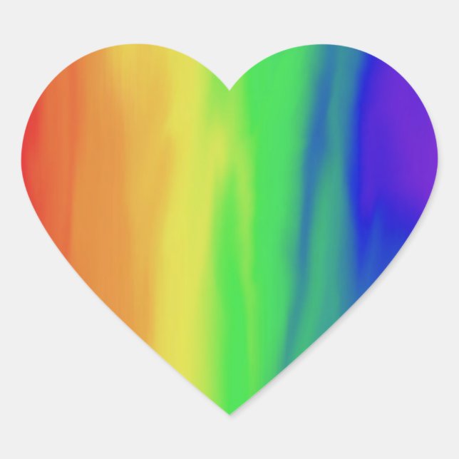 Aufkleber für den lebhaften Regenbogen (Vorderseite)
