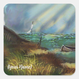 Aufkleber für den Leuchtturm