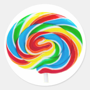 Aufkleber für den Lollipop-Swirl (in 7 Formen)
