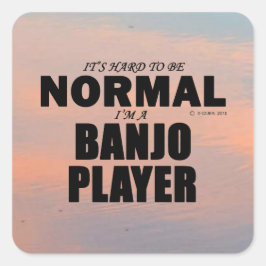 Aufkleber für den normalen Banjo Player