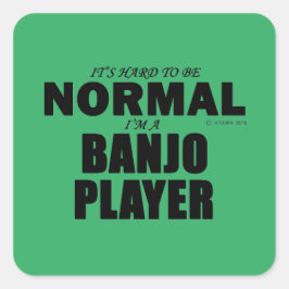 Aufkleber für den normalen Banjo Player