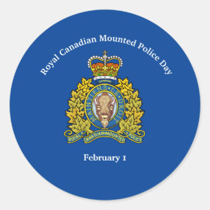 Aufkleber für den Royal Canadian Mountain Police 
